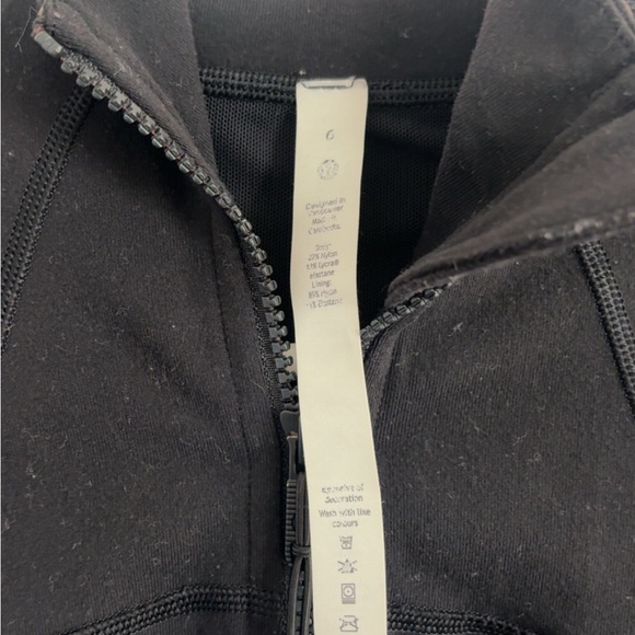 lululemon athletica Black Full-Zip Bomber Jacket - Picture 2 of 6